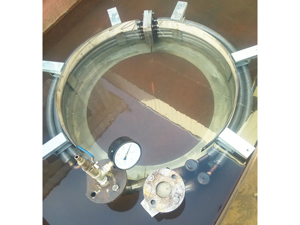 樂在水電站 - 下導油冷卻器試壓.jpg